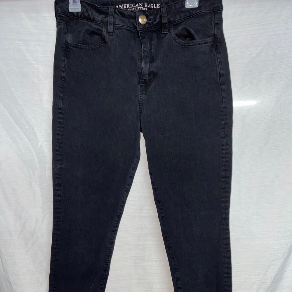Black American eagle skinny jeans